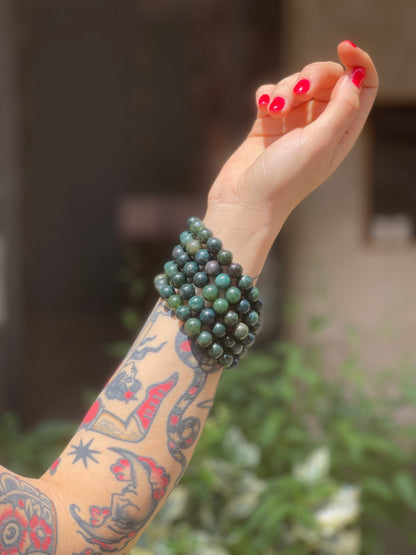 Bracciale in Agata muschiata
