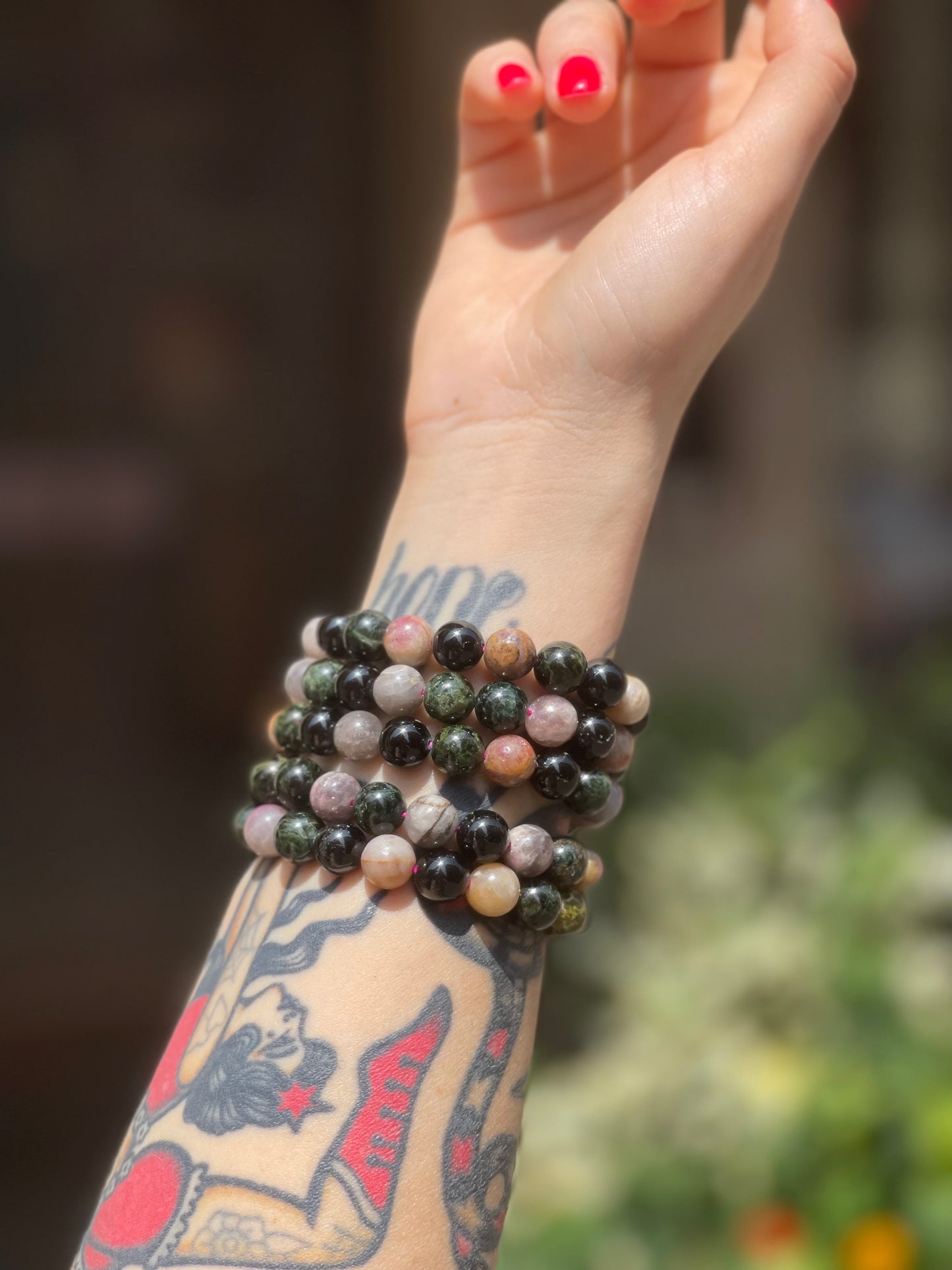 Bracciale in Tormalina multicolore