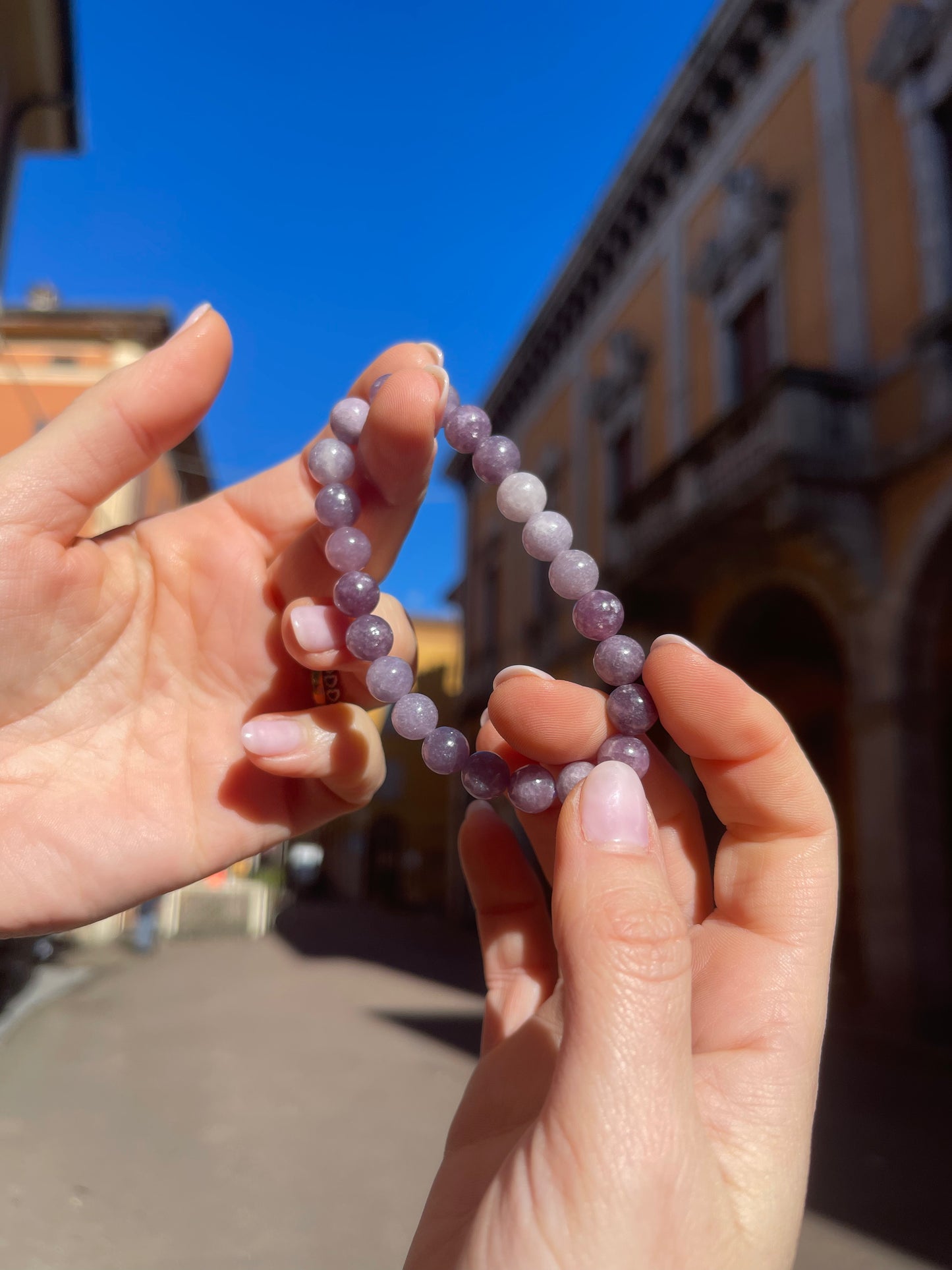 Bracciale in Lepidolite