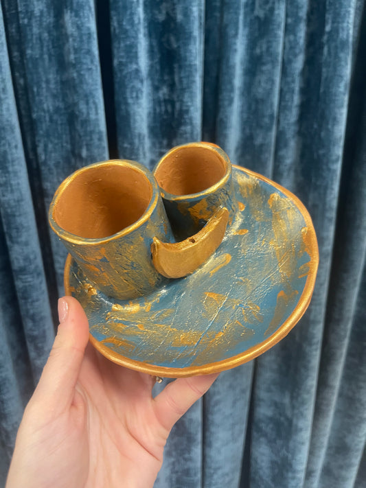 Porta Smudge/Incenso/Pietre