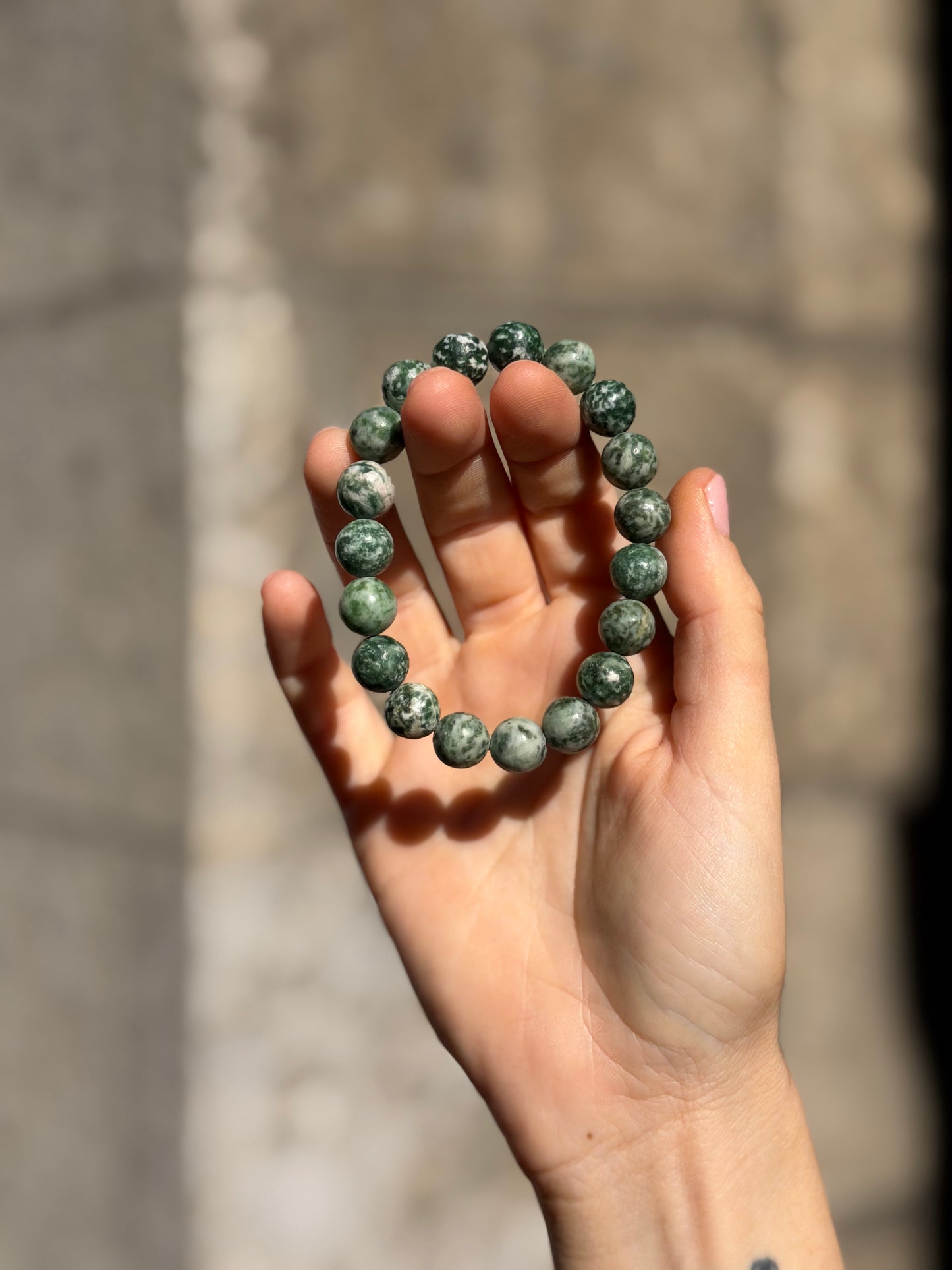 Bracciale in Giada Verde