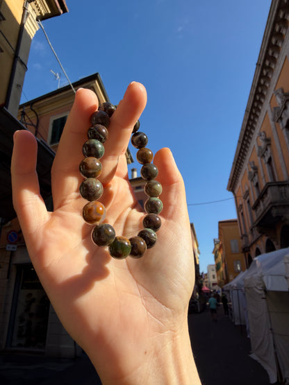 Bracciale in Serpentino Cinese
