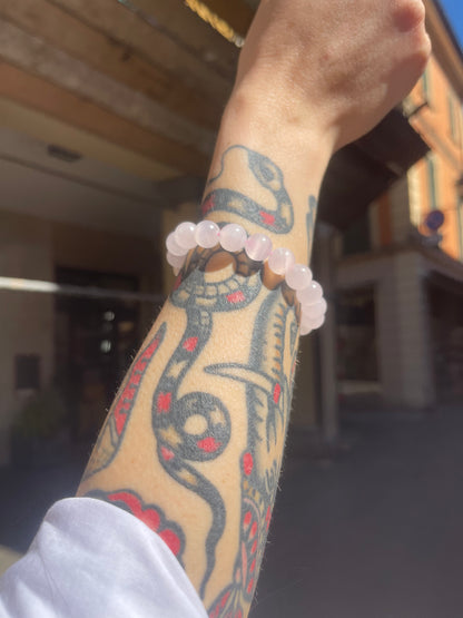 Bracciale in Calcite Rosa