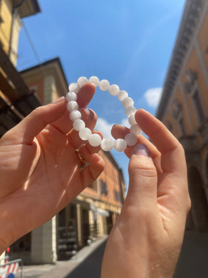 Bracciale in Selenite Occhio di Gatto