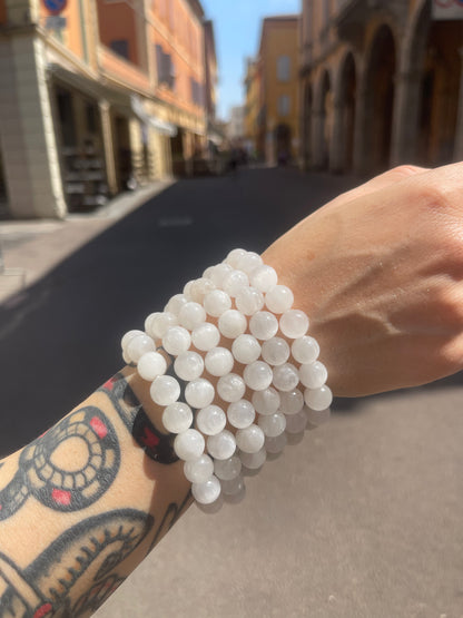 Bracciale in Selenite Occhio di Gatto