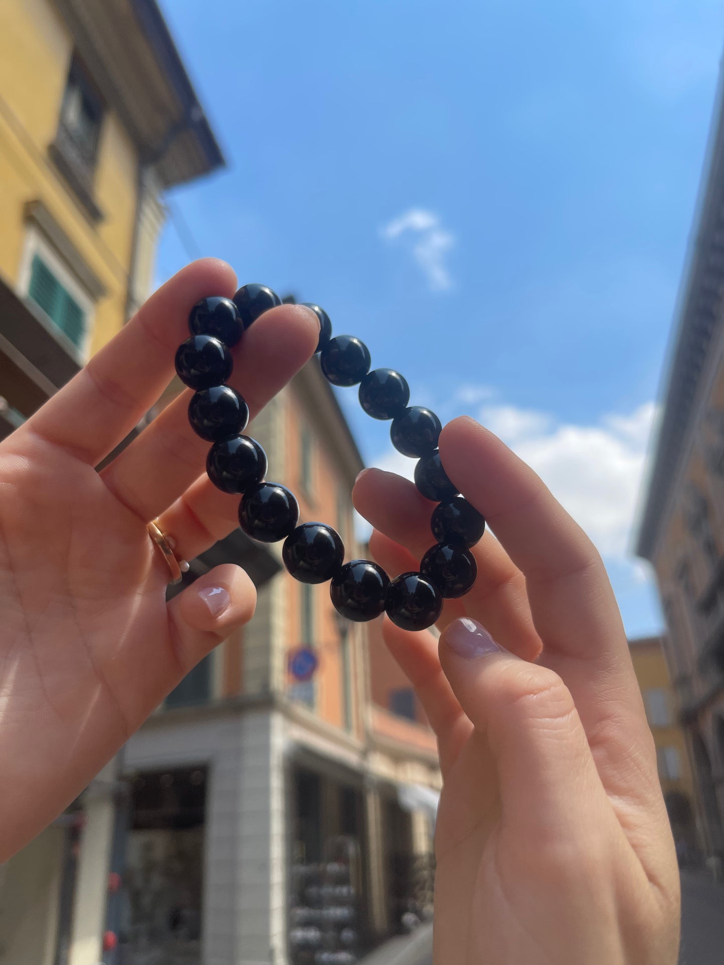 Bracciale in Ossidiana Nera