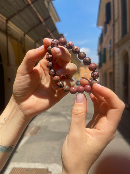 Bracciale in Rodonite