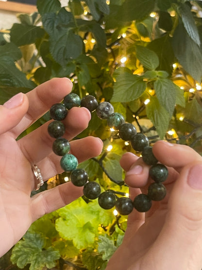 Bracciale in Turchese Grezzo Africano