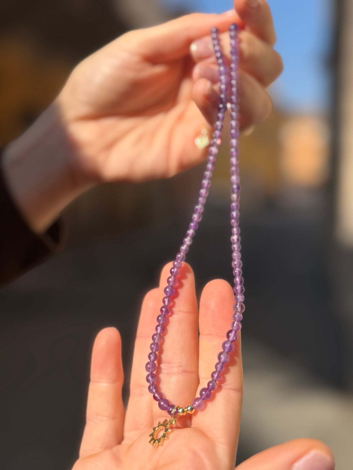 Collana in Ametista