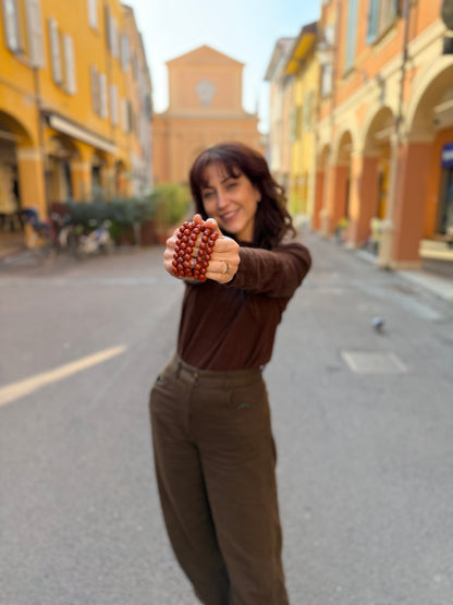 Bracciale in Diaspro Rosso