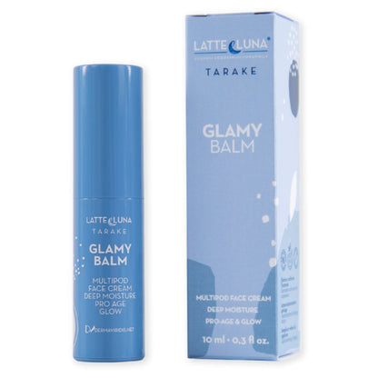 Glamy Balm - Stick viso labbra e collo idratante illuminante pro-age