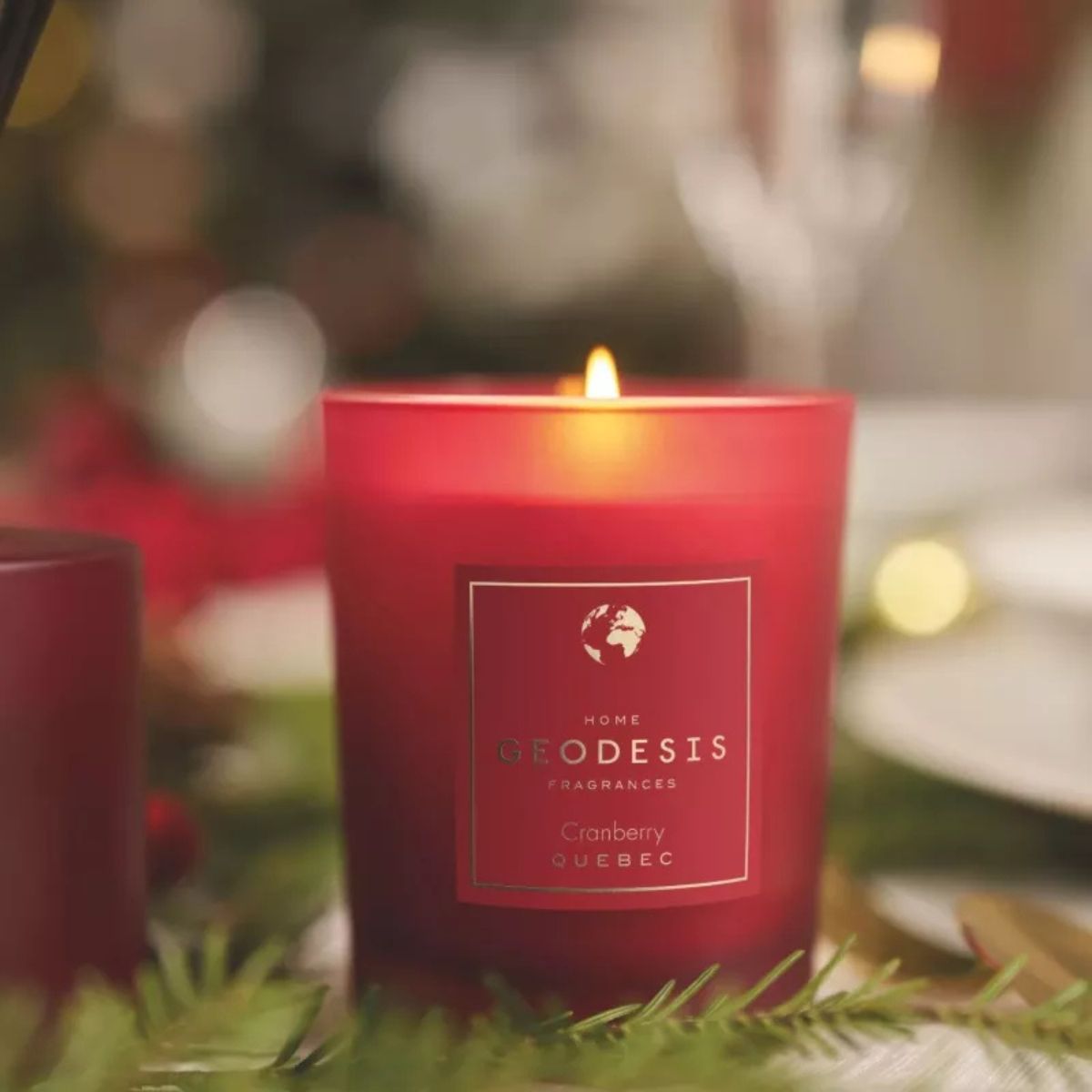 Candela Profumata Cranberry 180 g | Edizione Limitata Natale