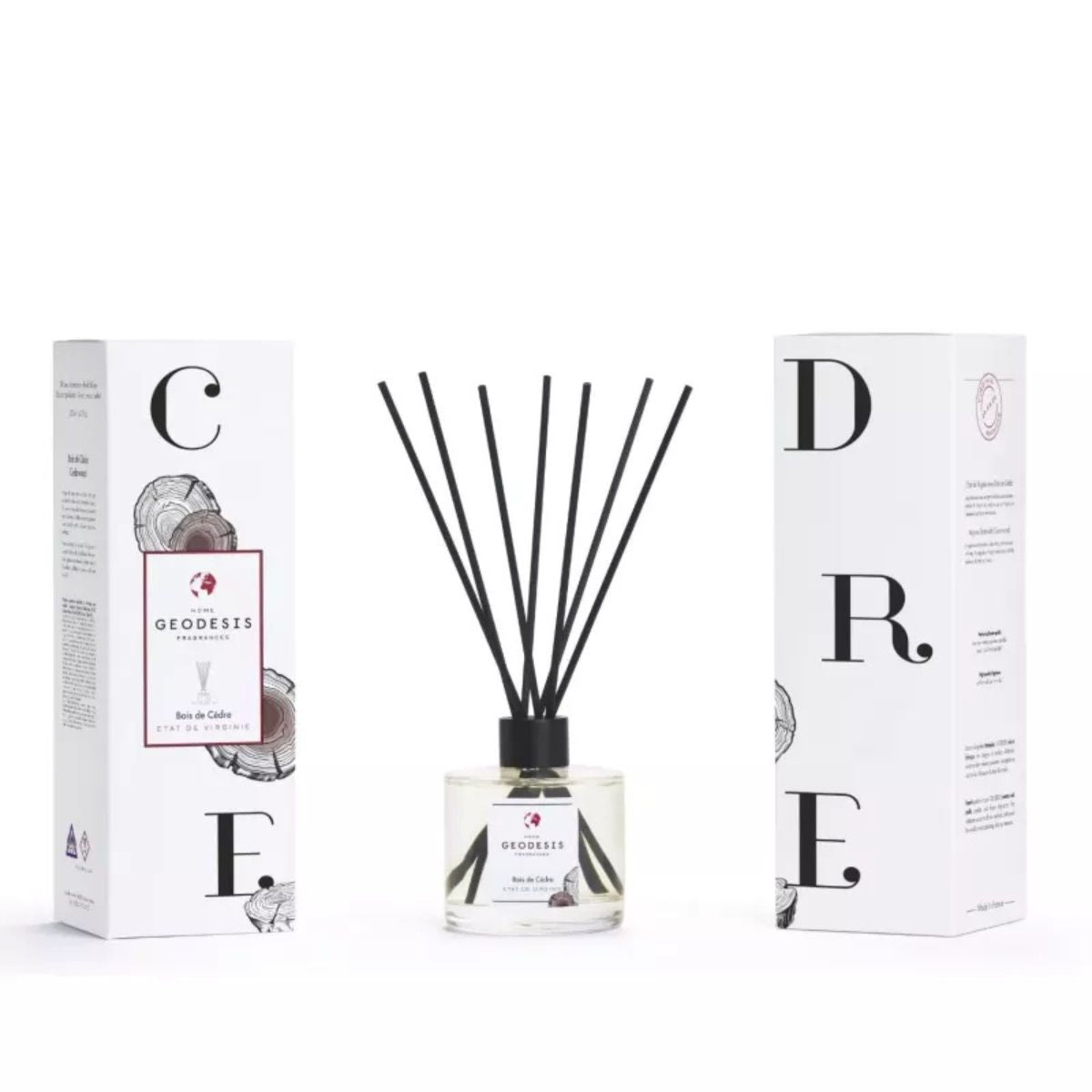 Geodesis Diffusore Cedarwood 200 ml – diffusore ambiente al cedro con scatola