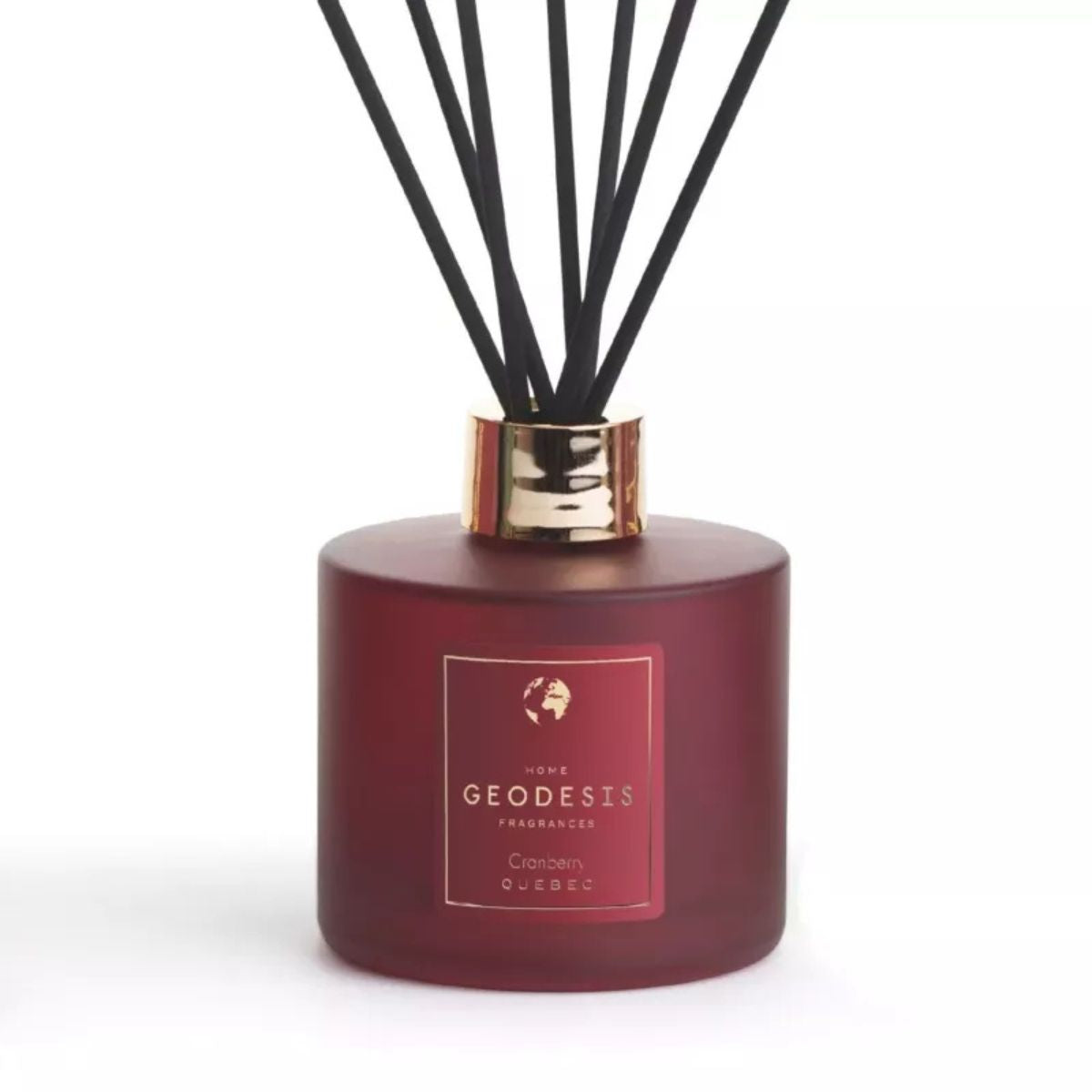 Geodesis Cranberry – diffusore ambiente natalizio da 200 ml con bastoncini, edizione limitata.